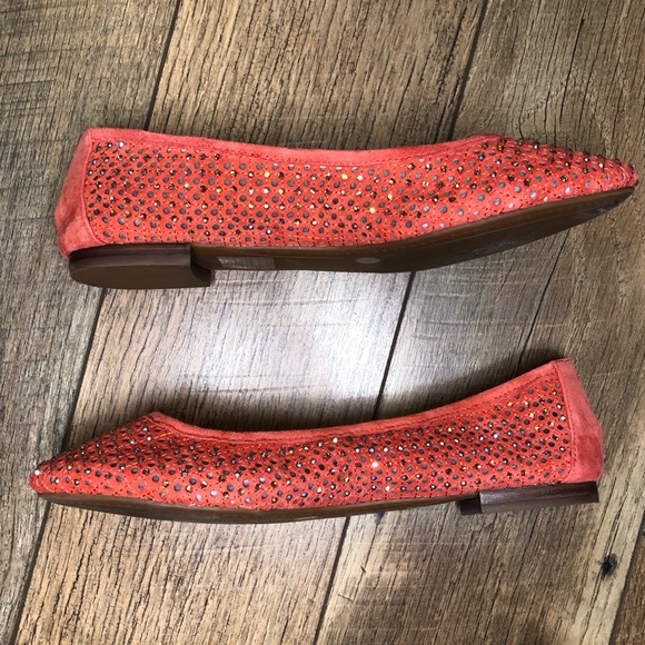 Alex Marie Coral/Pink Sequin Ballet Flats Size 9.5 - Picture 7 of 7